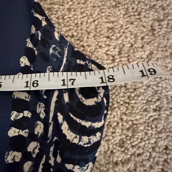 Michael Kors Silk Blue Paisley Dress 8P - Picture 6 of 8